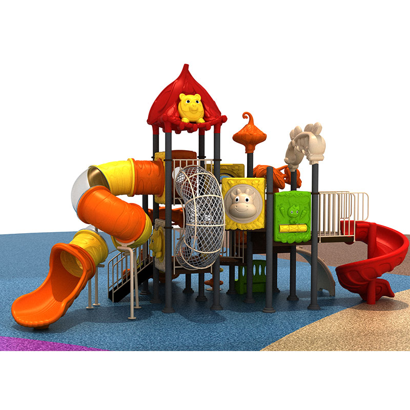 Child Plastic Playground With Slide