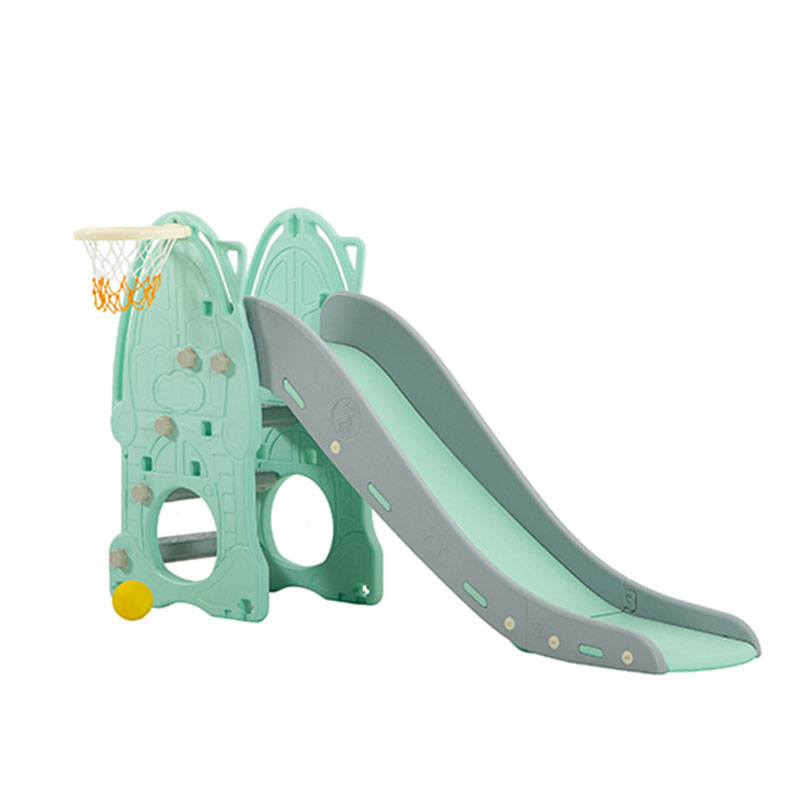 green toddler Playground Slide Set