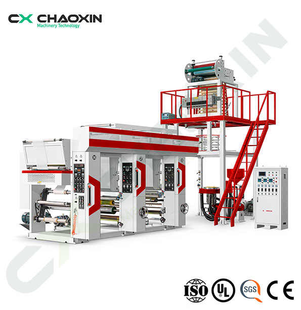 CX-700-1100 Biodegradable Online Printing With Blown Film Machine