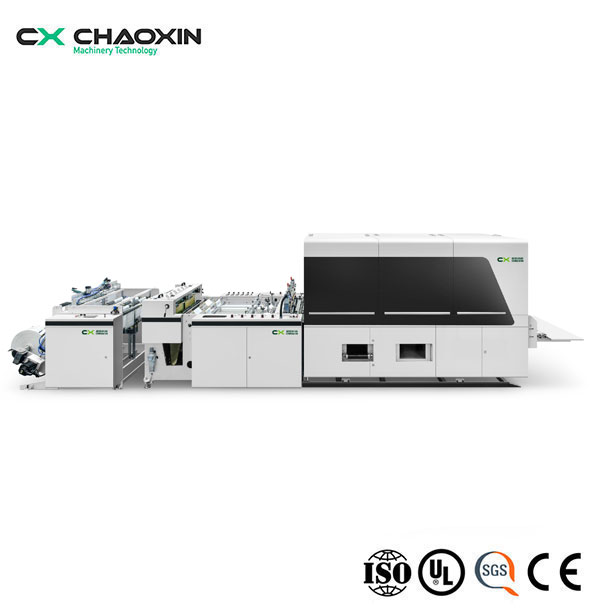 Fully Automatic Double Lines High Speed Pressure Holding T-Shirt Bag Making Machine