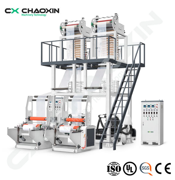 One-Screw with Two Die Heads Film Blowing Machine