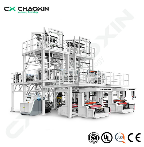 LDPE/HDPE High Speed Twin Star Film Blowing Machine