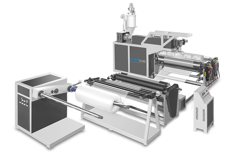 Double Layer Bubble Film Machine 2 Screw Extruder (manual cutting）