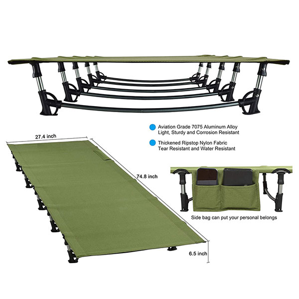Outdoor Lightweight Portable Camping Cot