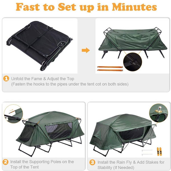 Outdoor Camping Waterproof Portable Ventilated Folding Off Tent