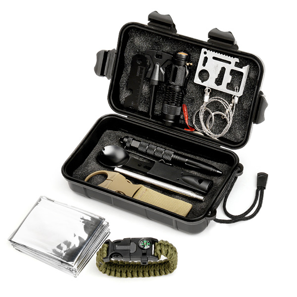KSQS2A05 Survival Kit Outdoor Emergency Gear Kit