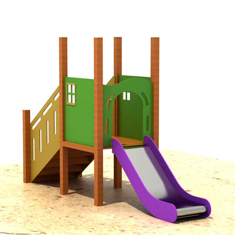 Wooden Playground Slide