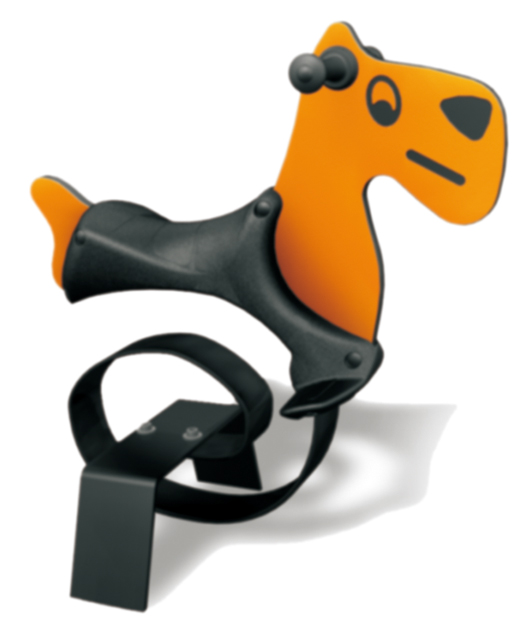 PE plate spiral spring animal rocking horse - Zhejiang Monle Toys Co.,Ltd