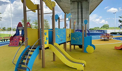 Plastic Playground Slide