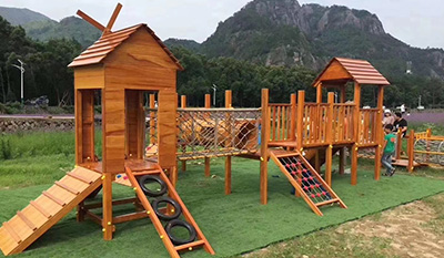 Wooden Playground Structures