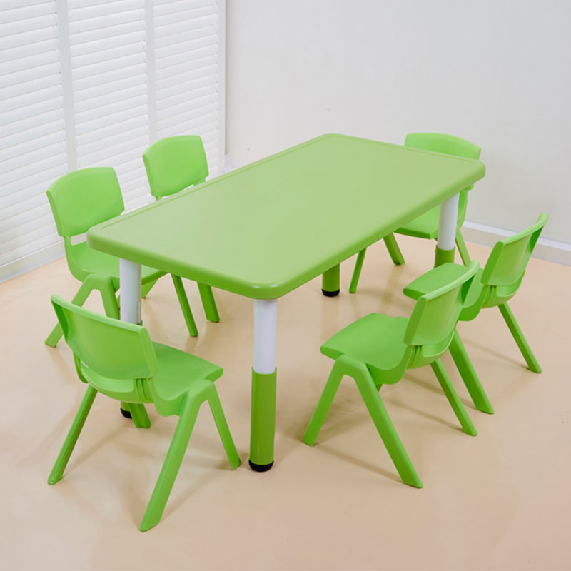 Plastic Six-person Rectangular Table,Plastic Six-person Rectangular ...