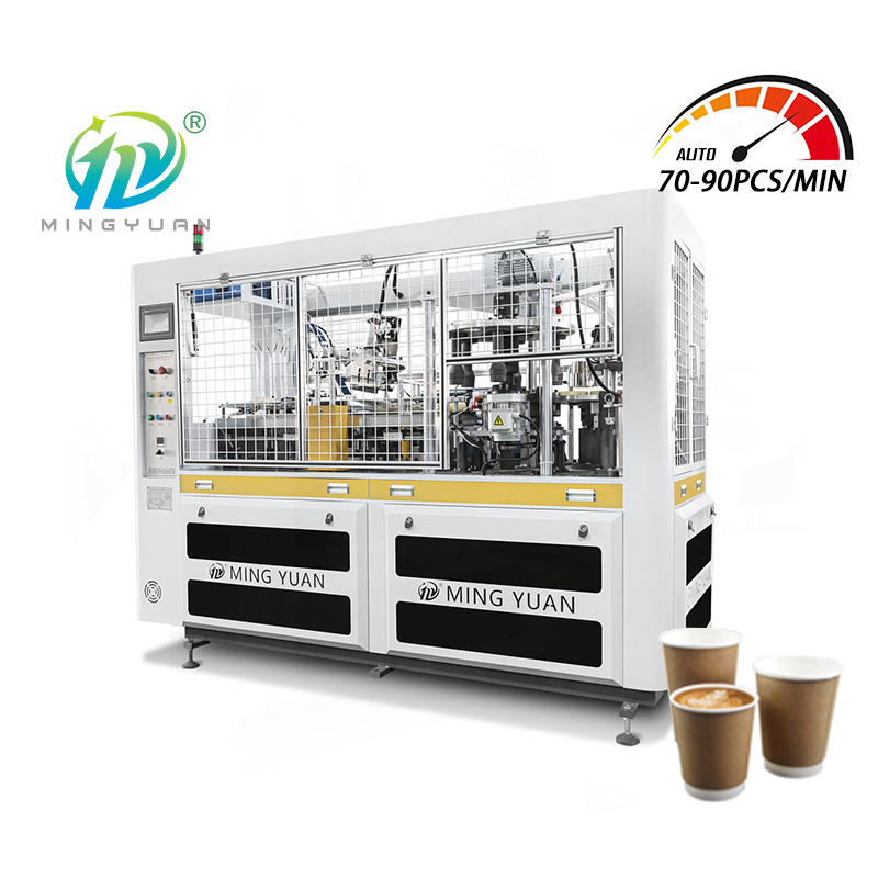 Double Wall Paper Cup Sleeve Machine (Machine with hot melt glue system)