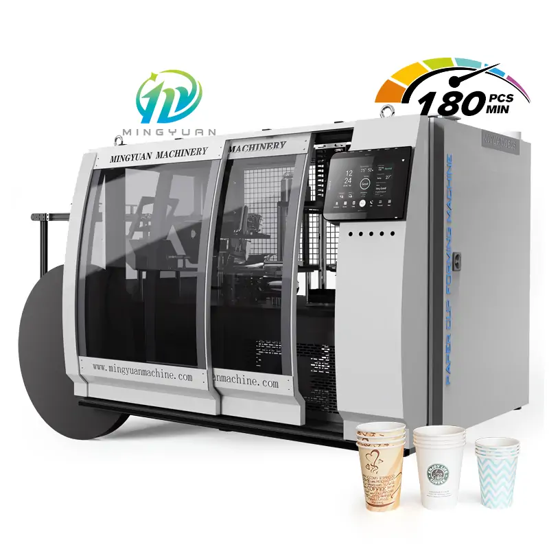 Intelligent Model Full Servo Motor Driving Paper Cup Machine
