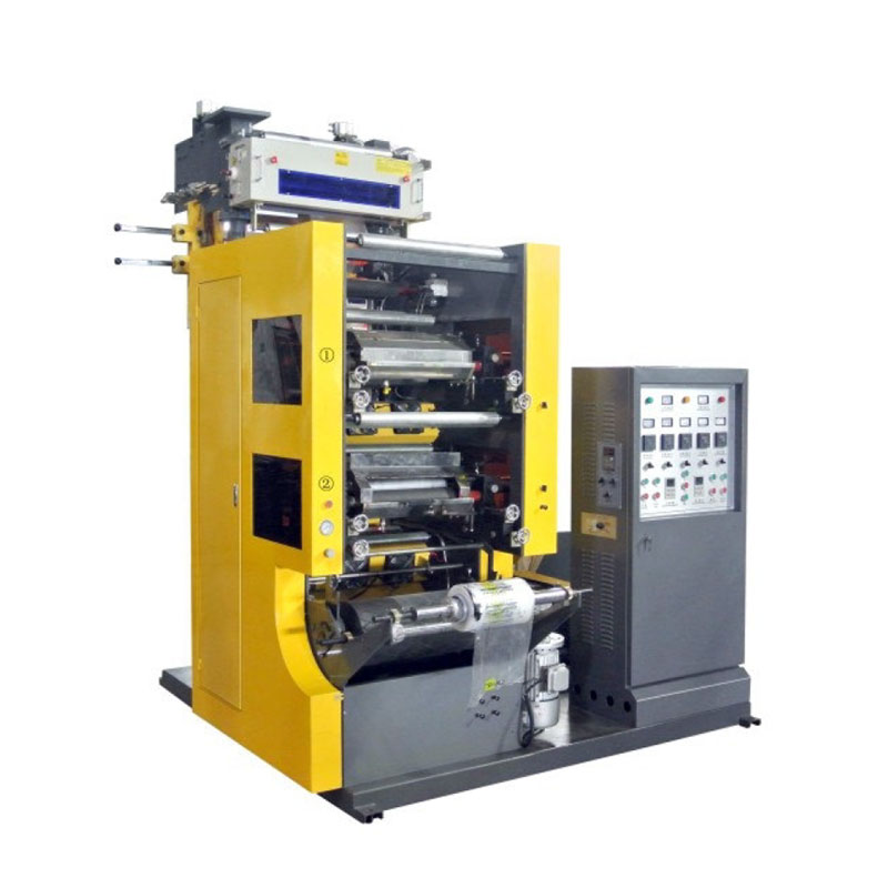 Mini Film Blowing Machine with Two-color Flexo Printing Machine