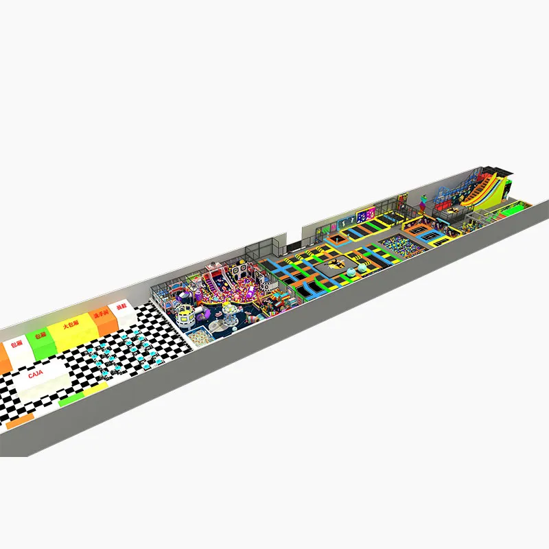 Mega Trampoline Park Equipment with Favorable Trampoline Items for Party